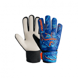 Reusch Attrakt Starter Solid Brankárske rukavice, čierno/bielo/modré. veľ. 10,5