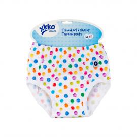 XKKO Tréningové nohavičky Organic - Watercolor Polka Dots, veľkosť L