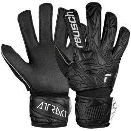Reusch Attrakt Solid Junior Detské brankárske rukavice, čierne, veľ. 6
