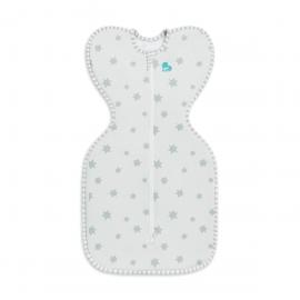 Love To Dream Swaddle UP Zavinovačka veľ. S oliva/ hviezdy, 1. FÁZA - 0,2 TOG Bamboo Lite