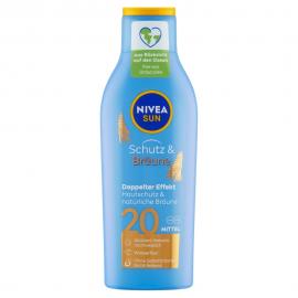NIVEA Sun Mlieko na opaľovanie podporujúce zhnednutie OF 20, 200 ml