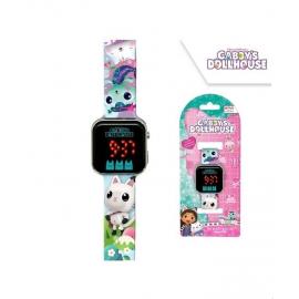 Kids Euroswan Digitálne LED hodinky - Gabby Dollhouse