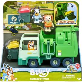 Bluey BLUEY Garbage Truck, Smetiarske auto - set figúrok s príslušenstvom