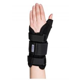 MEYRA MEDICAL MANU MEDICAL PLUS Stabilizačná ortéza ruky s palcom, ľavá, čierna, veľ. 1