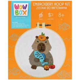 WOW BOX Kreatívna sada Vyšívanie - Kapibara obeduje