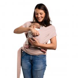 Boba BOBA Wrap Šatka na nosenie detí, svetloružová