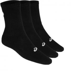 Asics Crew Ponožky vysoké, čierne, 3 ks v balení, veľ. 39-42