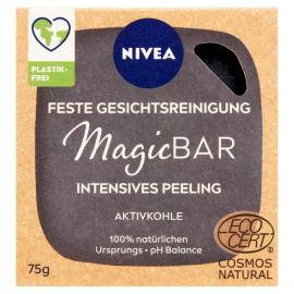 NIVEA Magic Bar Hĺbkovo čistiace peelingové pleťové mydlo, 75 g