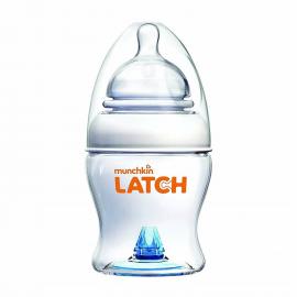 Munchkin MUNCHKIN LATCH,  Dojčenská fľaša s cumlíkom a antikolikovým ventilom, 120ml, od 0m+