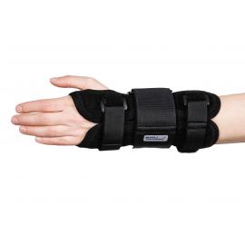 MEYRA MEDICAL MANU MEDICAL Stabilizačná ortéza ruky bez palca, čierna, pravá, veľ. 4