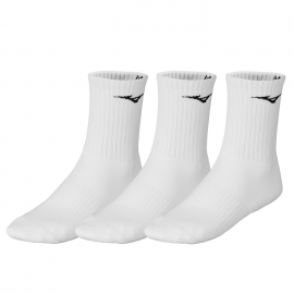 Mizuno Training 3P  Športové tréningové ponožky, biele, 3 páry, veľ. 38-40