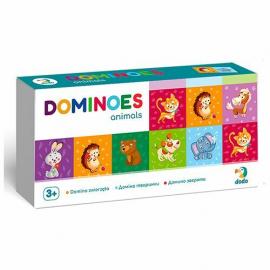 DoDo Domino Animals Hra Domino - zvieratká 29 ks