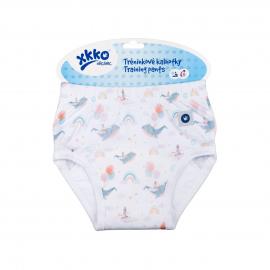 XKKO Organic Tréningové nohavičky - Sky Whale, Veľkosť M
