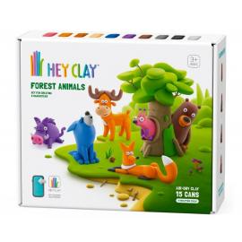 HEY CLAY Forest Animals Modelovacia hmota set, Lesné Zvieratá