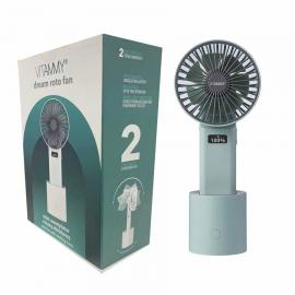 VITAMMY Dream Roto fan,  USB mini stolný ventilátor s otočnou základňou, šedá