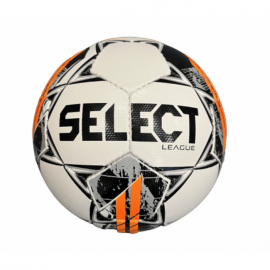 Select League, Futbalová lopta, biela/čierna/oranžová, veľ. 5