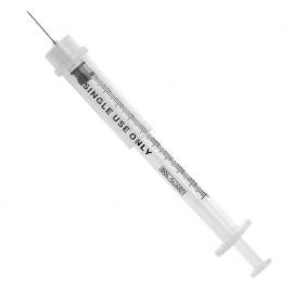 SOL- CARE Bezpečnostná striekačka na inzulín 0,5 ml U-100 31G 5/16&quot; 0,25 x 8 mm