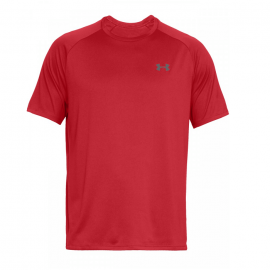 Under Armour Tech 2.0 SS Pánske športové tričko s krátkym rukávom, červené, veľ. S