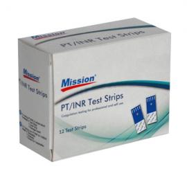 Mission MISSION INR/PT Prúžky na testovanie zrážanlivosti krvi, 12ks