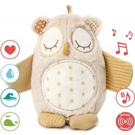 Cloud b® Nighty Night Owl Smart Sensor™-Zvieratko s melódiou- Sova, 0m+