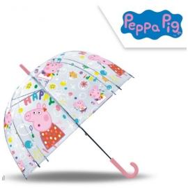 Kids Euroswan Dáždnik priehľadný, Peppa Pig, 48cm