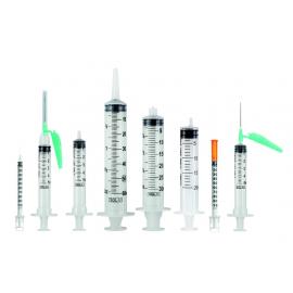 SOL-M Trojdielna striekačka s Luer koncentrickým hrotom, 100 ks, 3ml