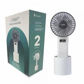 VITAMMY Dream Roto fan,  USB mini stolný ventilátor s otočnou základňou, biela