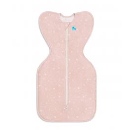 Love To Dream Swaddle UP 50/50, spací vak, veľkosť XS, ružový vesmír, 2 FÁZA,