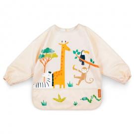 Miniland - Back to school Miniland Podbradník s dlhým rukávom - Džungľa