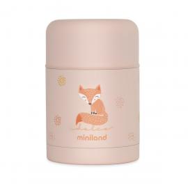 Miniland Dolce Termoska na jedlo, 600 ml, ružová