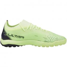Puma Ultra Match IT Pánske futbalové kopačky/turfy, zelená-celadon, veľ. 42,5