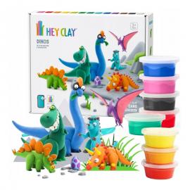 HEY CLAY Dinos Modelovacia hmota set, Dinosaury