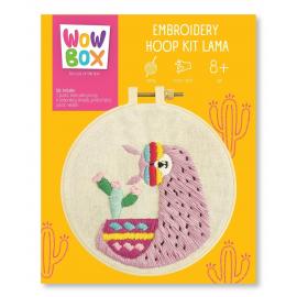 WOW BOX Kreatívna sada na vyšívanie Lama