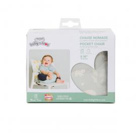 Baby to love BabyToLove Ultra kompaktná látková stolička s navlečením na opierku – Green Tropic