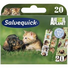 Salvequick Animal Planet Náplasť so zvieratkami pre deti, 20 ks