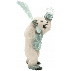 Schleich Bojová bytosť snežný medveď so zbraňou