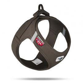 CURLI Postroj pre psov so sponou Air-Mesh Brown, XL, 12-18 kg 