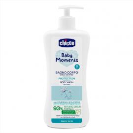 CHICCO Šampón na telo s dávkovačom Baby Moments Protection 93% prírodných zložiek 750 ml