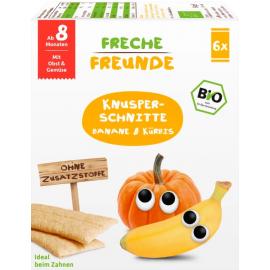 6x FRECHE FREUNDE BIO Oblátky chrumkavé Banán a tekvica 14 g, 8m+