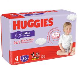 HUGGIES® Nohavičky plienkové Little Movers Pants 4 (9-14 kg), 36 ks