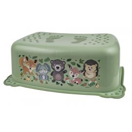 MALTEX Stupienok protišmykový The Nature Buddies Ježko - Green