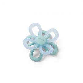 BABYONO Hryzačka silikónová Flower - modrá