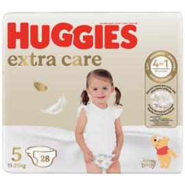 HUGGIES® Plienky jednorázové Extra Care 5 (12-17 kg) 28 ks