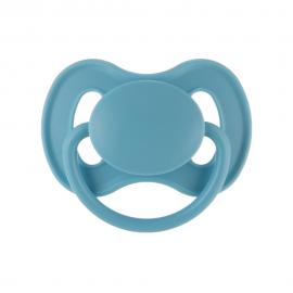 CANPOL BABIES Cumlík kaučukový s okrúhlou špičkou Nude 0-6m modrý