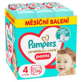 PAMPERS Nohavičky plienkové Premium Care veľ. 4 (9-15 kg) 114 ks