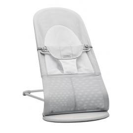 BABYBJÖRN Lehátko Balance Soft Silver White mesh, svetlá konštrukcia