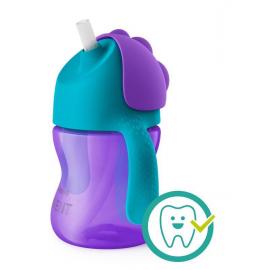 Philips AVENT Hrnček 200 ml Bendy s ohybnou slamkou dievča