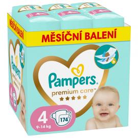 PAMPERS Plienky jednorázové Premium Care veľ. 4 (174 ks) 9-14 kg - mesačné balenie