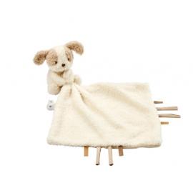 NATTOU Maznáčik plyšový Teddy psík 27 x 27 cm, 0m+