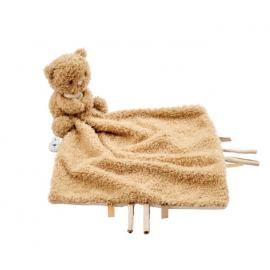 NATTOU Maznáčik plyšový Teddy medvedík 27 x 27 cm, 0m+